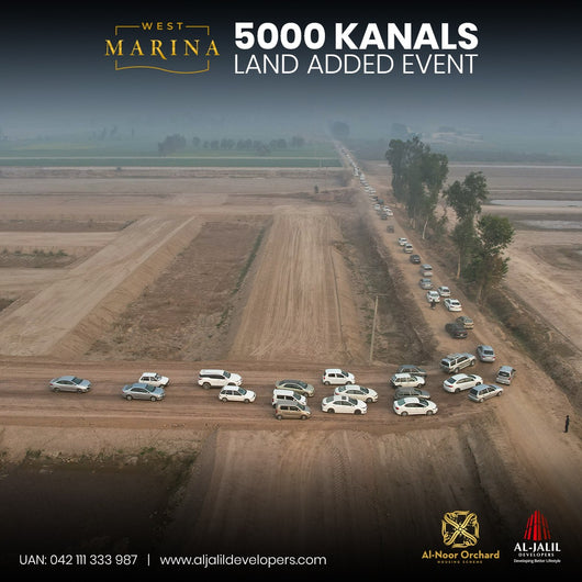 West Marina 5000 Kanals Land Added Event