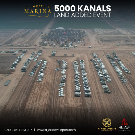 West Marina 5000 Kanals Land Added Event