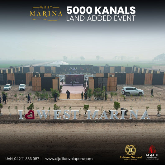 West Marina 5000 Kanals Land Added Event