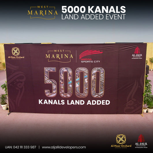 West Marina 5000 Kanals Land Added Event