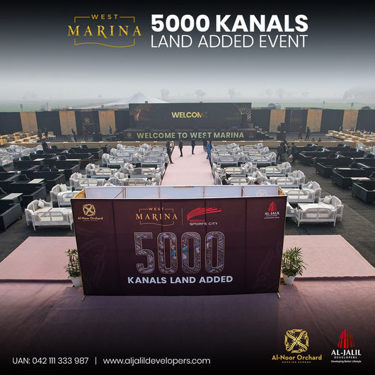 West Marina 5000 Kanals Land Added Event