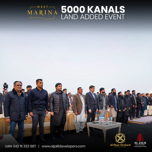 West Marina 5000 Kanals Land Added Event