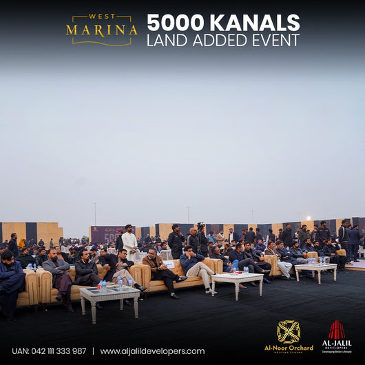 West Marina 5000 Kanals Land Added Event