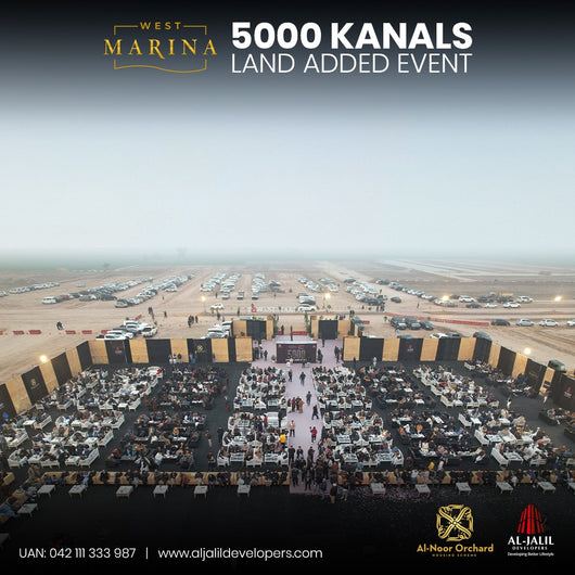 West Marina 5000 Kanals Land Added Event