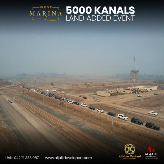 West Marina 5000 Kanals Land Added Event